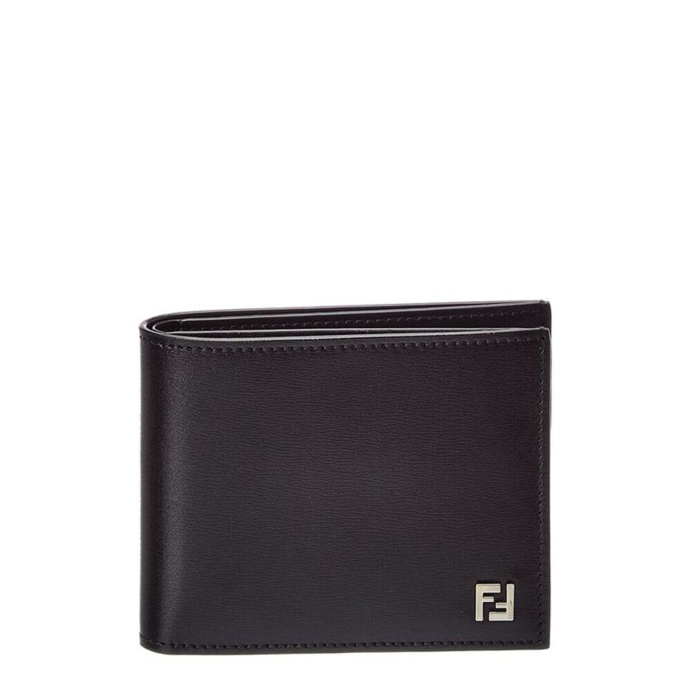 Fendi Leather Wallet, Black